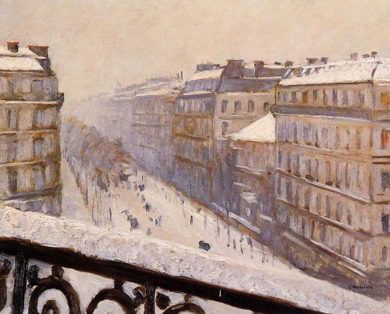 Boulevard Haussmann Snow